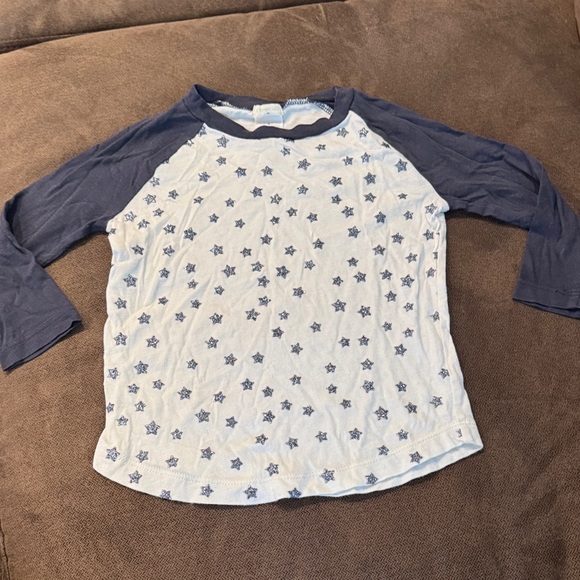 Crewcuts Navy and White Star Long Sleeve Tee - Picture 1 of 1